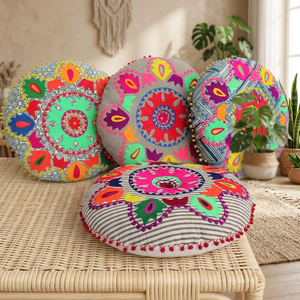 Hot Selling Meditation Floor <b>Cushion</b> Customizable Embroidered Logo PVC Foam Filling Massage Features Outdoor Hotels Sleep 40cm - Product Image 3