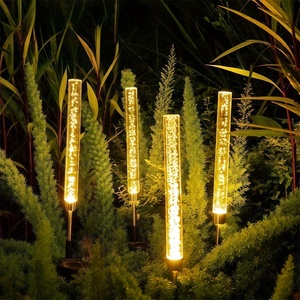 Lampe LED solaire à bulles avec commande vocale, étanche IP65, fonctionne sur batterie, angle de faisceau de 360° pour l'éclairage paysager de jardin - Product Image 2