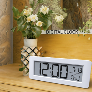 Nhà Máy bán hàng trực tiếp tối giản RC Đồng hồ báo thức với nhiệt độ hiển thị và độ ẩm cảm biến USB cung cấp điện cho bàn sử dụng - Product Image 2