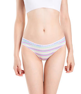 Haute élastique coton peigné filles Sexy Lingerie taille basse Triangle culotte expédition rapide ODM approvisionnement sous-vêtements pour <span class=keywords><strong>femmes</strong></span> - Product Image 5