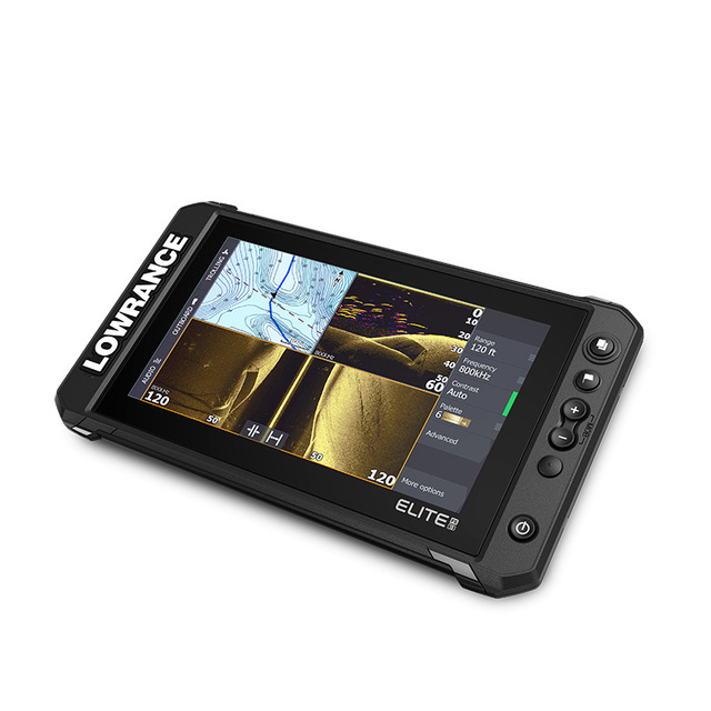 LOWRANCE ELITE FS9 Portable Touchscreen Fish Finder Real-Time Dynamic Sonar Full Sweep Chartplotter Multi-Dimensional Imaging