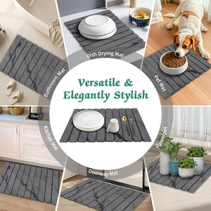 UV Printed Modern <b>Foldable</b> Diatomite <b>Bath</b> Mat Eco-Friendly Quick Dry Kitchen & <b>Bath</b> Rug - Product Image 4