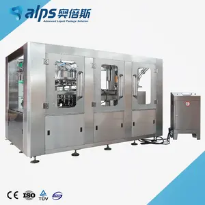 Full Automatic Beverage Can Bottling Plant / Filling Packing Machine