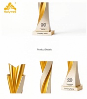 Nouveau Trophée Métallique Écologique Holywell 2026 – Personnalisation Créative, Conception d'Entreprise, Médaille d'Honneur pour Employé Exceptionnel