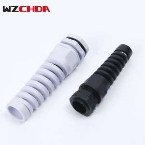 Pg7 chống uốn cáp tuyến xoắn ốc loại linh hoạt không thấm nước Nylon Cáp khớp IP68 độ bảo vệ cáp nhựa phạm vi - Product Image 2