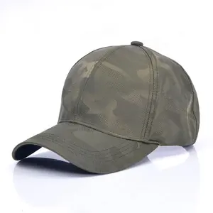 Outdoor Leisure Blank Green Sports Cap Casual Simple Outdoor Visor Brim Camouflage Baseball Caps