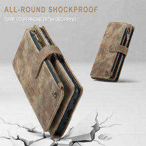 CaseMe sang trọng 3 1 multi-thẻ kinh doanh Ví trường hợp Motorola E7 điện/e7i Điện Moto G10 G20 G30 mới đến bảo vệ PU trở lại - Product Image 2