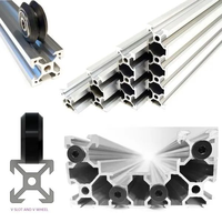 Profilé en aluminium extrudé industriel standard européen V-Slot 2040, rail linéaire en alliage pour imprimante 3D CNC DIY - Prix de gros