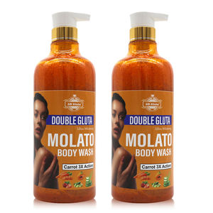 Gel <span class=keywords><strong>de</strong></span> <span class=keywords><strong>Ducha</strong></span> Molato 1000 ml, Doble Gluta, Exfoliante, Nutritivo, Hidratante y Blanqueador para la Piel - Product Image 1