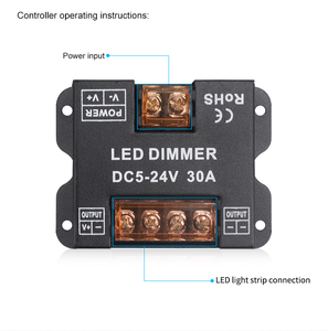 Không dây rf2.4g sắt công suất cao DC5V 24V 30A màu duy nhất LED <span class=keywords><strong>Dimmer</strong></span> cho dải ánh sáng - Product Image 6