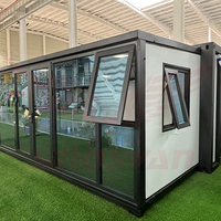 SINOSWAN SM70 Maison mobile extensible de luxe de 20 pieds, maison préfabriquée modulaire, unité à 2 pièces pour usage résidentiel ou clinique
