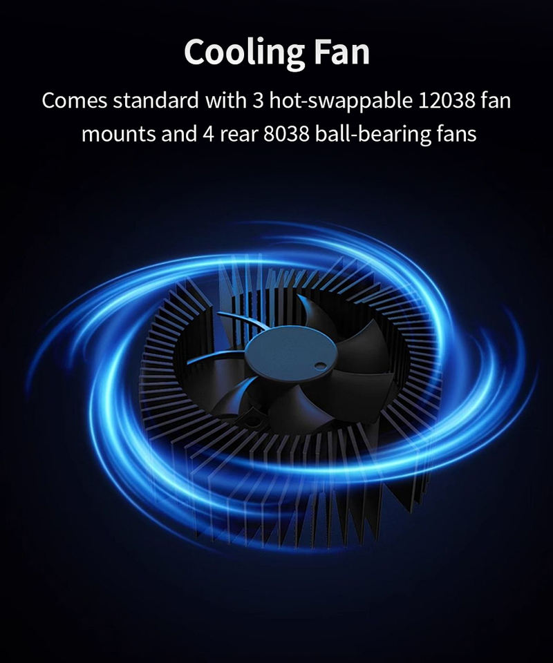Advanced AI GPU Server Chassis with Enhanced Cooling System & CRPS ...
