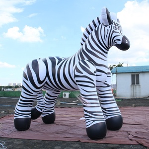 Quảng cáo bên trang trí khổng lồ 16.4ft PVC kín Inflatable ngựa vằn - Product Image 6