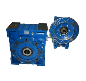 Tiếng Ồn Thấp Và Ổn Định Chạy Series HD PTO Helical Gear Reducer 90 Độ Nhôm Truyền Shaft Xếp Hộp Số