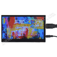 7 pouces 5 points PCAP capacitif USB panneau d'affichage tactile TFT LCD IPS écran 1024x600 résolution pour Raspberry Pi