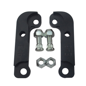 Bras de suspension pour BMW E46, bas, allongés, pour amélioration de l'angle de braquage Drift Lock, noir et bleu - Product Image 2
