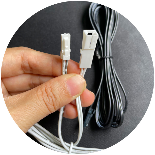 2m 2pins Male Female 2510 Dupont Extension Cable Cord Under Cabinet LED Lighting Kit DC Extension Connector Wire