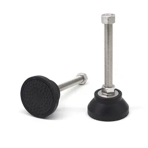 Produttore di porcellana 7831 60mm Base in Nylon M12 * 50/80/100/120 mobili livellatore gambe regolabile piedi livellamento M6 M8 M10 M12 M16 - Product Image 1