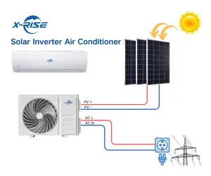 Aire acondicionado solar híbrido Serie AC/DC 9000BTU 12000BTU 18000BTU 24000BTU