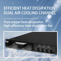 DA8K4 güç amplifikatörü 4 kanal 1U 4x800watts dijital profesyonel amplifikatör ses Amp 4 kanal amplifikatör