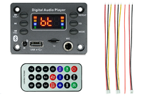 Placa Decodificadora de Audio Bluetooth MP3, Accesorios para Altavoces de Coche, Placa Base, 2*25W, Placa de Decodificación MP3, Placa Amplificadora