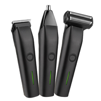 Nouvelle tondeuse à cheveux électrique professionnelle multifonctionnelle 3 en 1 pour hommes, tondeuse à cheveux, tondeuse à poils de nez, kit de coupe