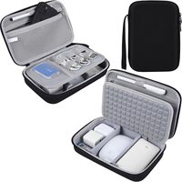Étui de transport rigide personnalisé avec logo pour accessoires électroniques : adaptateur secteur, chargeur, câble, batterie externe