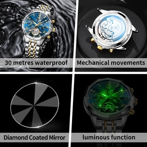 นาฬิกา OLEVS 6620 ระบบออโตเมติก เรืองแสง กันน้ำ พร้อมฟังก์ชั่นแสดงข้างขึ้นข้างแรม และปฏิทินตลอดกาล เหมาะสำหรับเป็นของขวัญ - Product Image 3