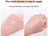 Hydratant Waterproof Contrôle Sébum Marque Blanche Naturel Longue Durée Éclaircissant 30ml Fond de Teint Liquide Visage Logo Personnalisé
