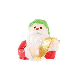 Juego de adornos navideños en miniatura de resina, mini muñeco de nieve, reno, decoraciones para árbol, para decoración navideña DIY, 8 piezas - Product Image 5