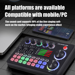 Tarjeta <span class=keywords><strong>de</strong></span> <span class=keywords><strong>Sonido</strong></span> Mezcladora <span class=keywords><strong>de</strong></span> Audio Profesional M1 con Bluetooth, Reducción <span class=keywords><strong>de</strong></span> Ruido y Reverberación para Transmisión <span class=keywords><strong>en</strong></span> Vivo Móvil, Juegos y Creación <span class=keywords><strong>de</strong></span> Contenido - Product Image 6