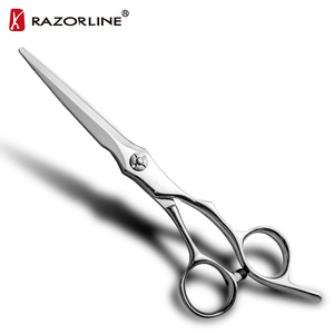 <span class=keywords><strong>Ciseaux</strong></span> de coiffure professionnels AK27 en acier allemand 440c pour le visage et le corps, vente en gros - Product Image 5