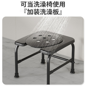 Siège de toilette Squat Pan avec structure en acier pour usage intérieur, tabouret de salle de bain à chasse d'eau - Product Image 4