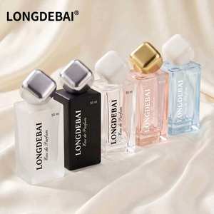 Botella de Perfume Vacía Premium al por Mayor, 30ml 50ml 100ml, Elegante Botella de Vidrio Recargable con Tapa Metálica Cúbica Única - Product Image 4