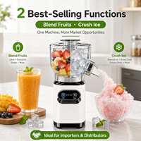 Mixeur Portable Sans Fil 2-en-1 Rechargeable pour Granités et Smoothies