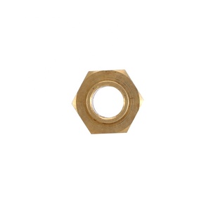 leite Brass Wing Nut M6 10mm Fully <b>Threaded</b> Round Head Thumb Drive Metric Industrial Fastener - Product Image 3