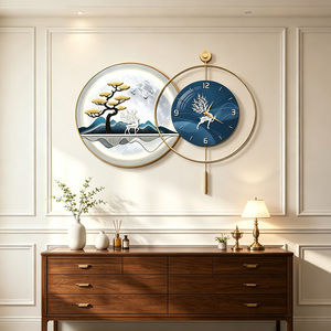 <span class=keywords><strong>Orologio</strong></span> <span class=keywords><strong>da</strong></span> <span class=keywords><strong>Parete</strong></span> Decorativo di Lusso, <span class=keywords><strong>Orologio</strong></span> Estetico Moderno per Soggiorno e Sala <span class=keywords><strong>da</strong></span> Pranzo, <span class=keywords><strong>Orologio</strong></span> Artistico <span class=keywords><strong>da</strong></span> <span class=keywords><strong>Parete</strong></span> - Product Image 4