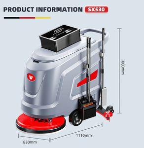 Autolaveuse autoportée avec châssis renforcé résistant à l'usure et conception anti-collision, idéale pour les entrepôts logistiques - Product Image 2