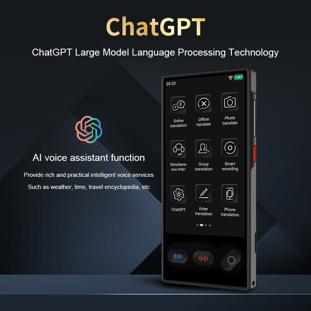 S35 Instant Voice Translator Portable Language Translator in Real-time Smart Translator Supports 19 Offline Languages for Travel