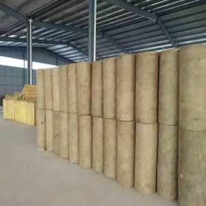 La fábrica de 10 años produce un tubo de lana de roca especial para aislamiento de tanques industriales Aislamiento acústico Tubo de lana de roca - Product Image 4