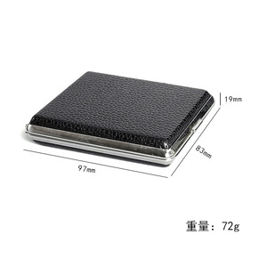 Metal Cigarette Case 20 Pack 8.0mm Rectangular Portable Stylish - Product Image 4