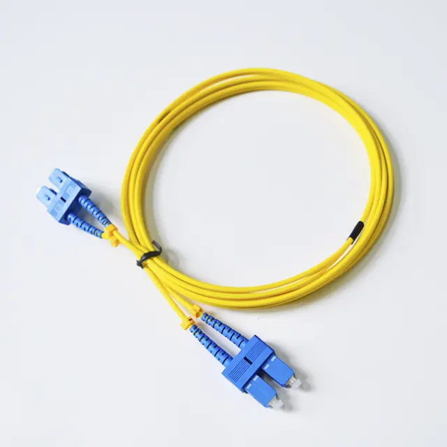 Manufactory Multimode SC zu SC Duplex Patch Cord Fiber Optic Patch Cords >500 Times -40 ℃ ~ + 80 ℃ 70 ~ 106kpa Hongsheng <0.3db CN;ZHE