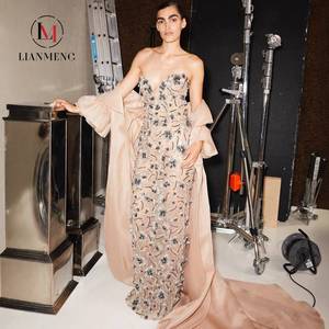 LM D53 elegante e Sexy di alta qualità con scollo a V profondo Maxi abito da sera da Club per feste alla moda stile dolce Y2K - Product Image 1