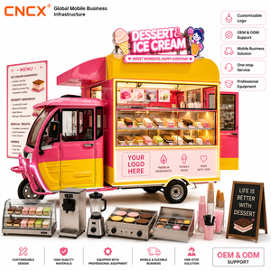 Remolque de Comida Móvil con Equipamiento Completo para Venta de Snacks, Hot Dogs, Dulces, Papas Fritas, Helados y Comida Rápida en Venta con Depósito - Product Image 1