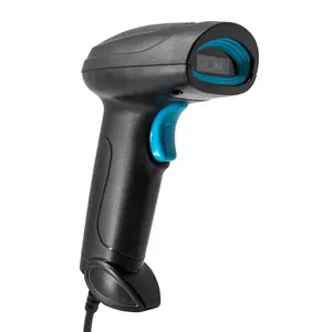 Wired Barcode Scanner Laser Barcode Reader 1D Handheld Bar Code Portable Scanner with cable