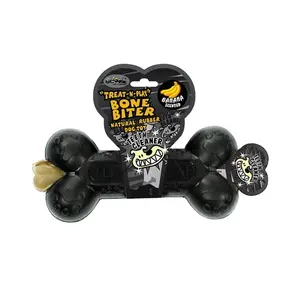 Rubber Hond Speelgoed Voor Hond Rubber Band Bijter Touw Bot Bijter Rubber Rugby