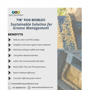 Bloque Desengrasante para Aguas Residuales de Cocina Comercial Hecho de Plástico Duradero - Product Image 1