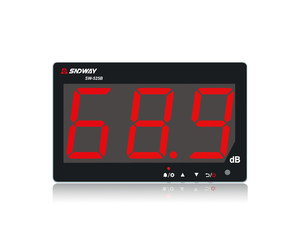 SNDWAY SW-SW-525b Kỹ Thuật Số Treo Loại <span class=keywords><strong>Sound</strong></span> <span class=keywords><strong>Level</strong></span> <span class=keywords><strong>Meter</strong></span> 30 để 130db MÀN HÌNH <span class=keywords><strong>LCD</strong></span> lớn Decibel Tiếng Ồn <span class=keywords><strong>Meter</strong></span> cho Nhà Hàng - Product Image 1