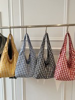 Sac fourre-tout en toile personnalisable à motif lettres, avec longue anse en corde, réutilisable, idéal pour le shopping en gros