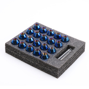 น็อตล้อสแตนเลส M12x1.5 สีฟ้า สำหรับเปลี่ยนซ่อมรถยนต์ - Product Image 5
